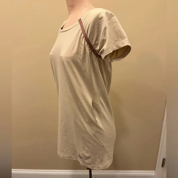 Jean Paul Gaultier Beige Logo Tee Dress Size Medium - Picture 7 of 15